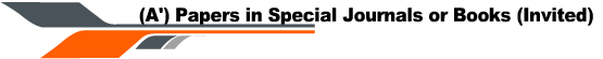 (A') Papers in Special Journals or Books (Invited)